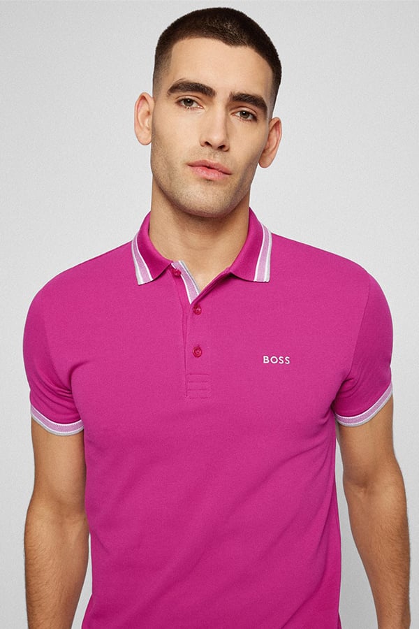 ΜΠΛΟΥΖΑ POLO BOSS - 653 ΦΟΥΞΙΑ